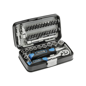 Högert  Set bitova i nasadnih ključeva 1/4" 38-dijelni, CrV/CrMo/S2, račna 72 zuba 