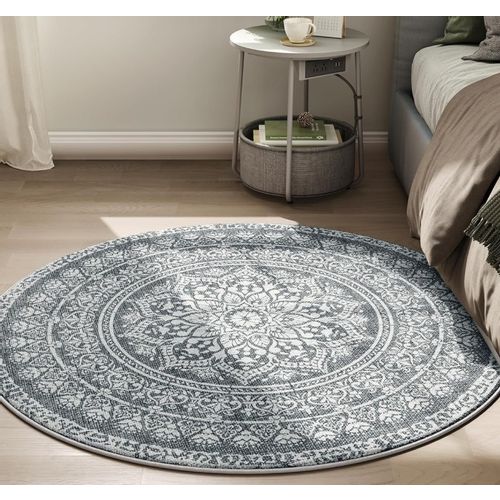 SONGMICS HOME Round rug, 120 cm slika 3