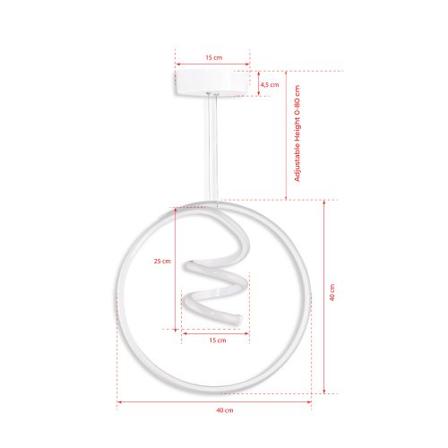 Opviq Luster, Orionis White-Yellow Light slika 8