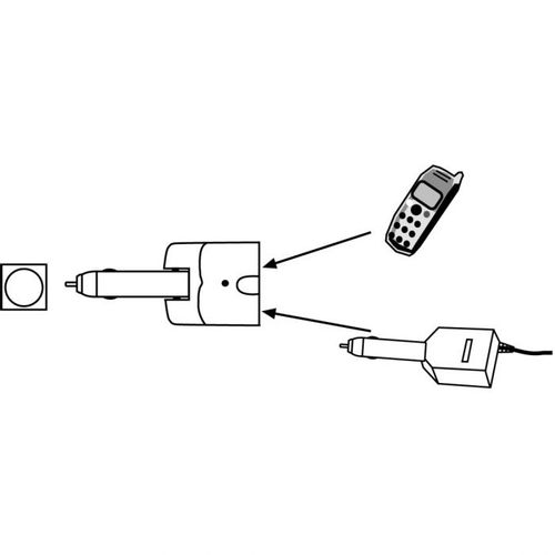 Hama Adapter za upaljac za auto 1 na 2 slika 2