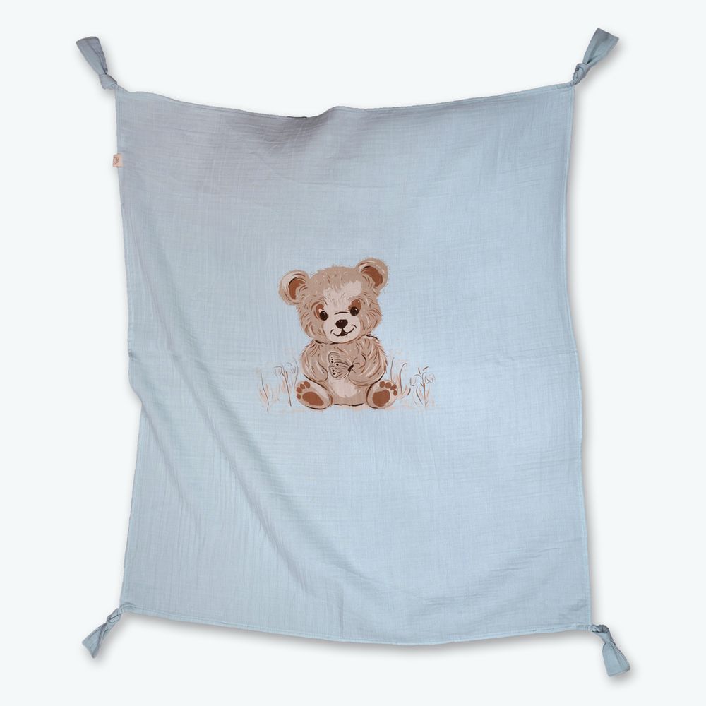 Magic Baby dekica Muslin s Printom Medina Šapica 90x100 cm - Zelena slika 2
