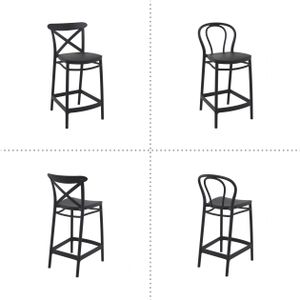 Dizajnerske polubarske stolice — CONTRACT • 2 kom.