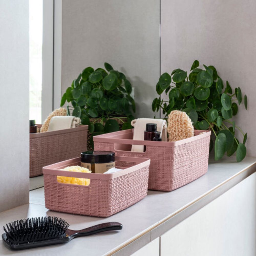 Curver Jute Korpa za odlaganje 5L pink slika 1