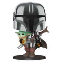 POP figure Star Wars Mandalorian - Mandalorian with Yoda Child 25cm