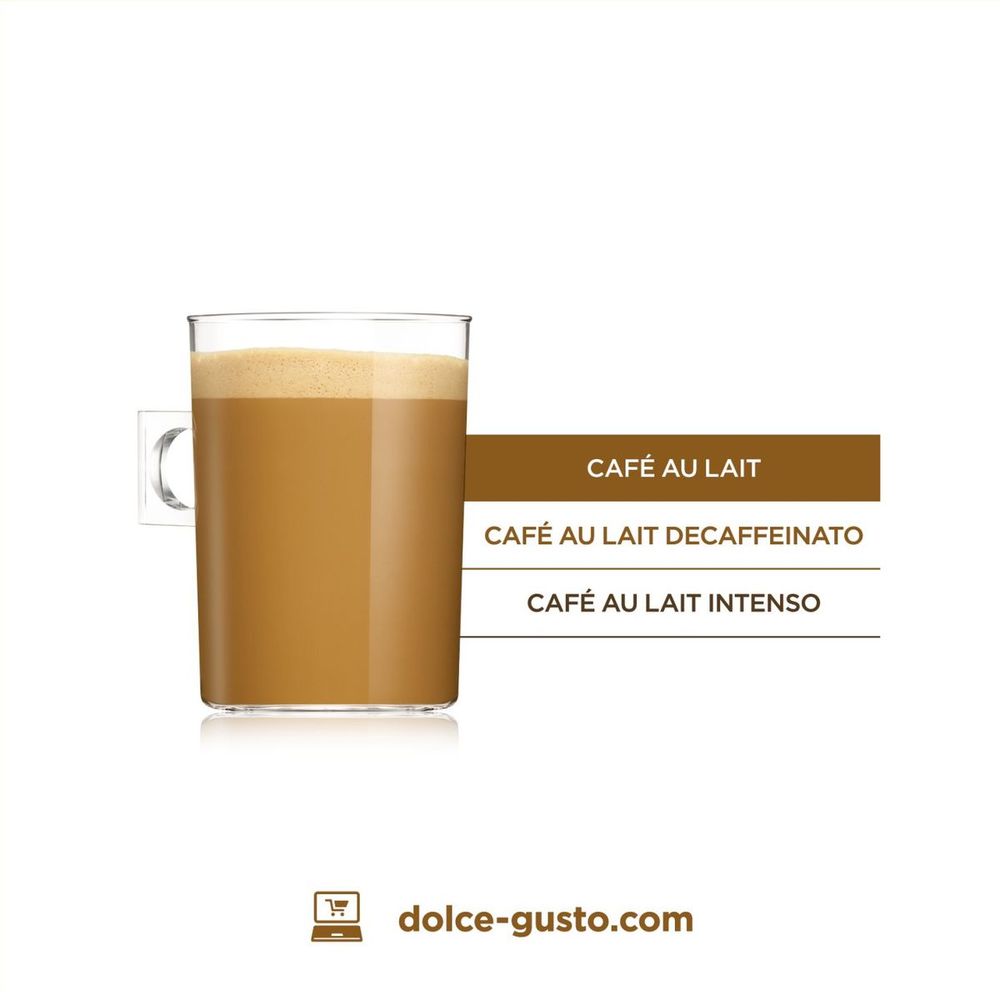 Nescafe Dolce Gusto Kapsule za kafu Cafe au lait 16 kom slika 3