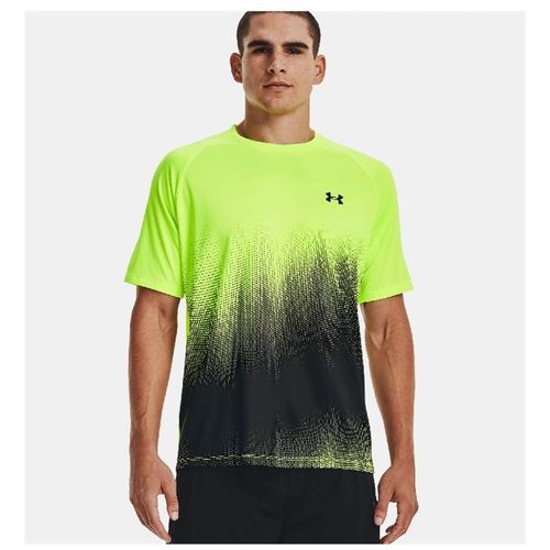 Majica Under Armour Tech ™ Fade Lime Surge/Black slika 3