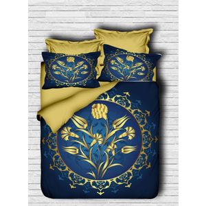Set posteljine '140 Gold Blue' za bračni krevet