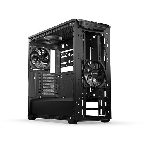 SHADOW BASE 800 DX Black, MB compatibility: E-ATX / ATX / M-ATX / Mini-ITX, ARGB illumination, Three pre-installed be quiet! Pure Wings 3 140mm PWM fans, including space for water cooling radiators up to 420mm slika 3