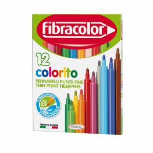 Milla Toys Flomasteri 12/1 Fibracolor