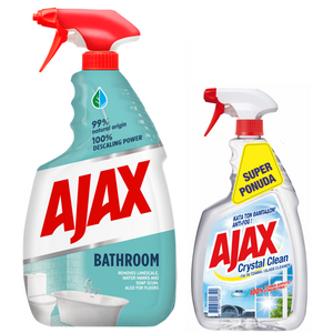 Ajax Bathroom 750 ml Trigger + Ajax Crystal Trigger 500ml gratis