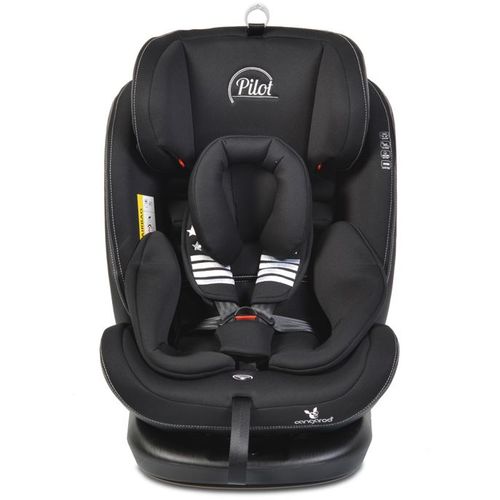 Cangaroo Rotirajuća Auto-sjedalica Pilot 0-36kg Isofix, Black slika 4