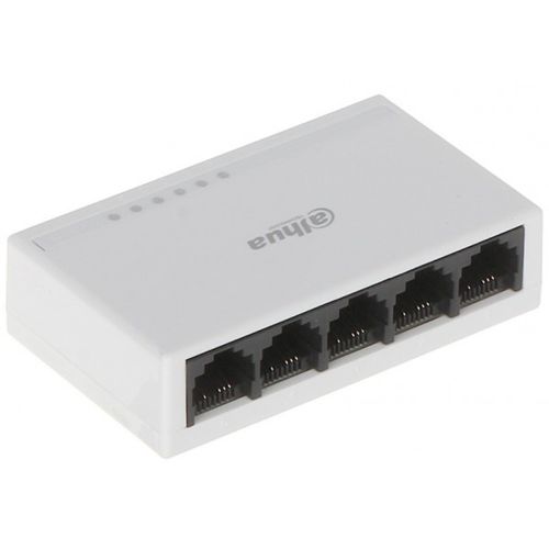 Dahua POE switch PFS3005-5ET-L LAN 5-Port 10/100 J45 ports (Alt. S105, ST3105C) slika 1