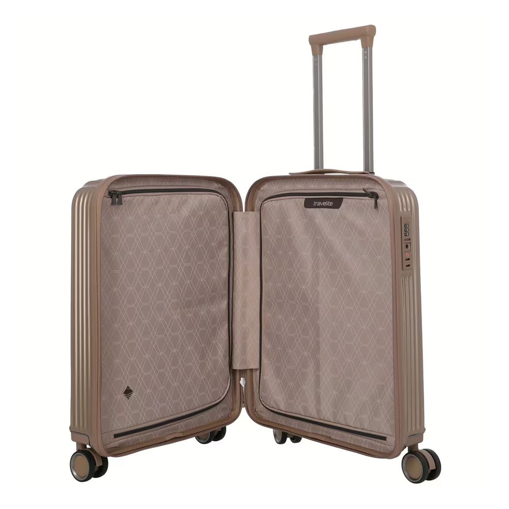 Travelite Kofer 55 cm ABS Paros, 076747-60, cappuccino slika 5
