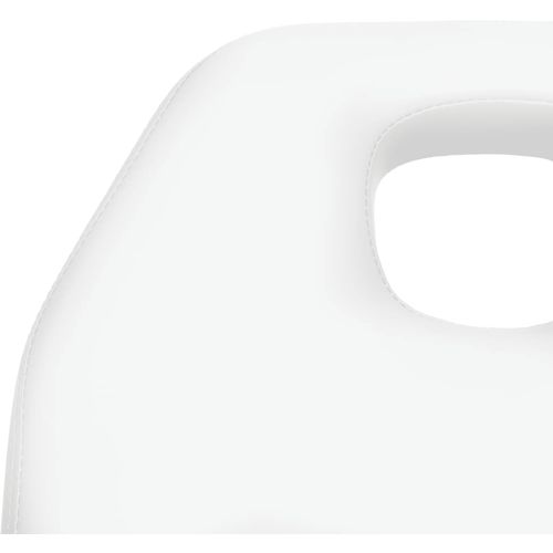 Masažni stol bijeli 180 x 62 x (87 - 112) cm slika 42