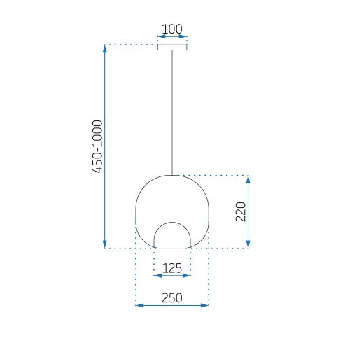 TOOLIGHT Viseća svjetiljka APP1027-1CP slika 15