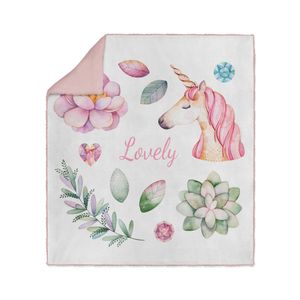 Deka 130x160 Throw Lovley Unicorn