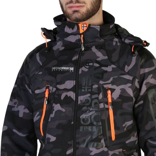 Geographical Norway muška jakna Techno-camo man black-orange slika 4