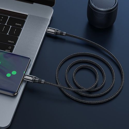 HOCO Kabel za punjenje (X50 Exquisito) USB Type-C na USB Type-C PD 100W 5A 1.0m crni slika 4