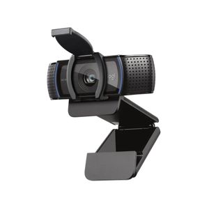 Logitech C920s HD Pro Webcam, with privacy shutter, Black