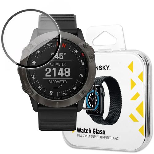 Wozinsky Watch Glass hibridno staklo za Garmin Fenix 6 Pro crno slika 1