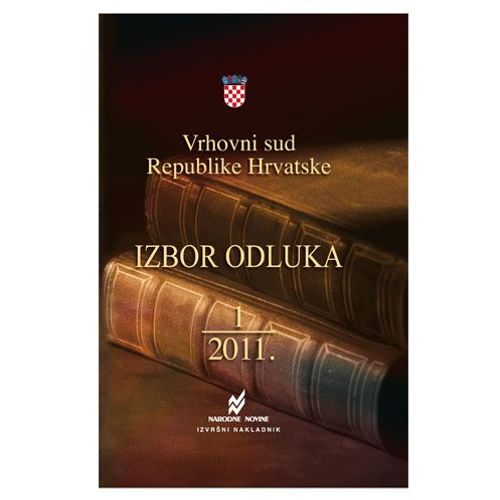 Izbor odluka Vrhovnog suda RH 1/2011. slika 2