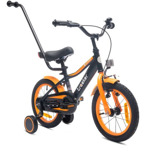 Dječji bicikl guralica Tracker 14" crno - narančasti slika 1