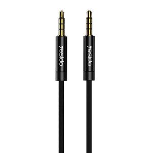 Yesido - audio kabel (YAU15) - priključak 3,5 mm na priključak 3,5 mm, 2 m - crni