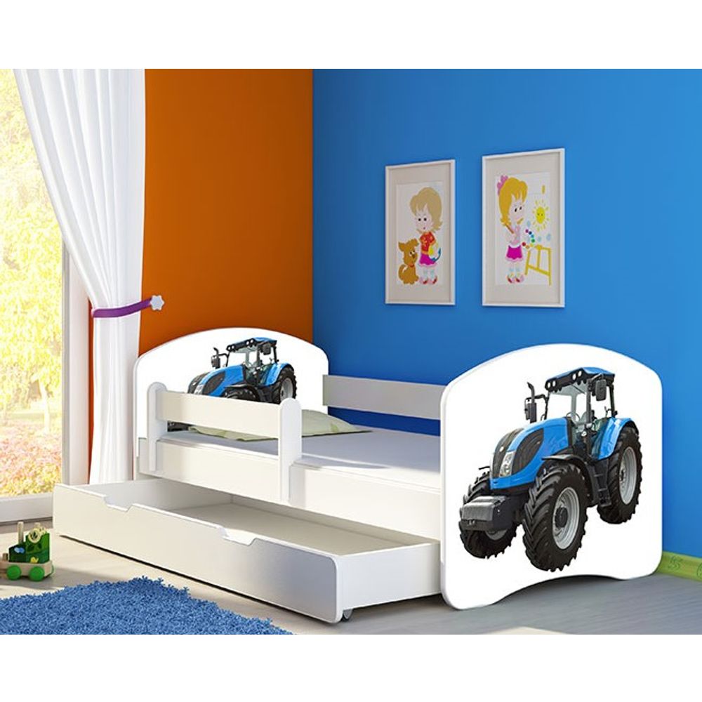 ACMA Dječiji krevet Acma II sa ladicom White - 160x80cm - Dezen 42 slika 1