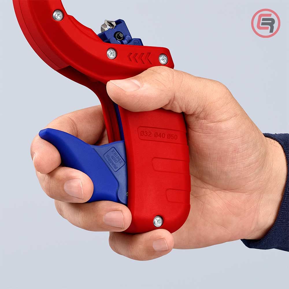 Knipex Rezač Za PVC Cijevi DP50 - fi 32 / 40 / 50 mm - 90 23 01 BK slika 4