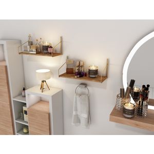 Dekoratif Duvar Rafı Gold
Brown Wall Shelf