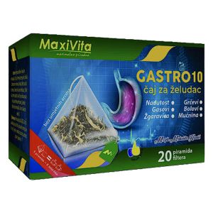 MAXIVITA ČAJ FILTER GASTRO 10 ZA ŽELUDAC