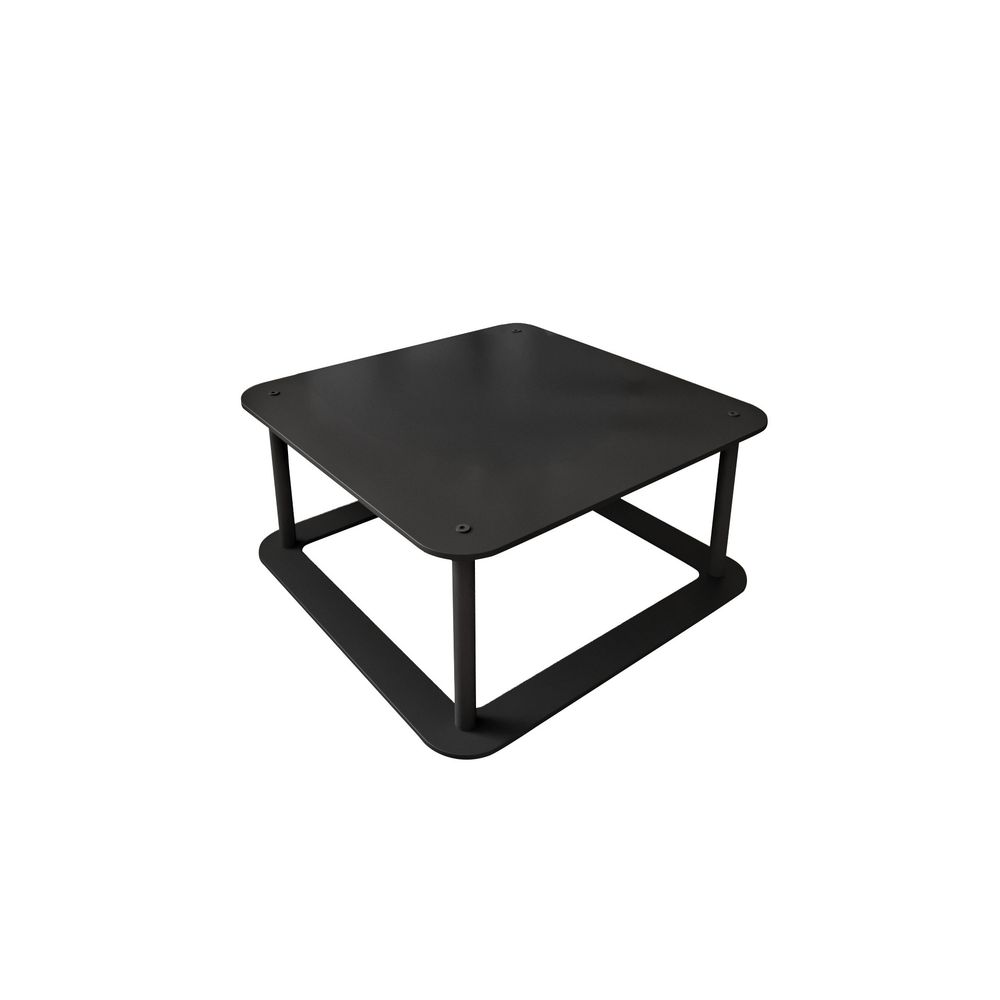 Kafa stol Hole Square - Crni slika 3
