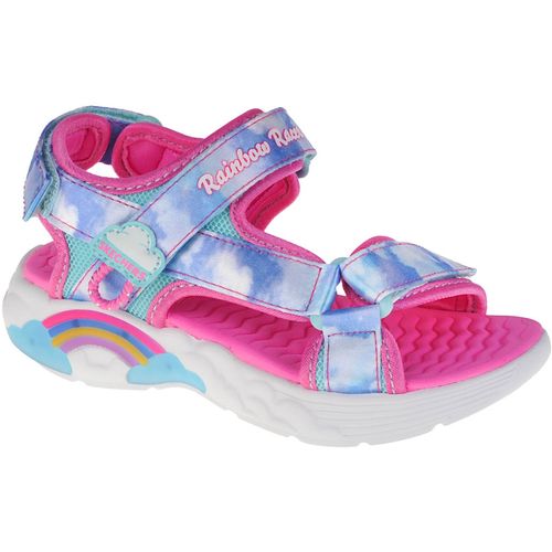 Skechers Summer Sky dječje sandale sa svjetlom 302975l-blu slika 14