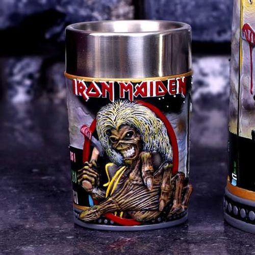 NEMESIS NOW IRON MAIDEN THE KILLERS SHOT GLASS 8.5CM slika 5