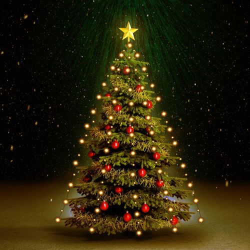Mrežasta rasvjeta za božićno drvce sa 180 LED žarulja 180 cm slika 5