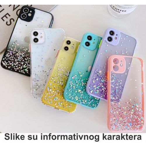 MCTK6-HUAWEI P30 * Furtrola 3D Sparkling star silicone Turqois (89) slika 2