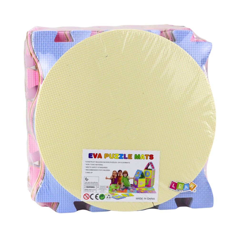 Mekana podloga za slaganje od EVA pjene, pastelne životinje, 16 kom. slika 4