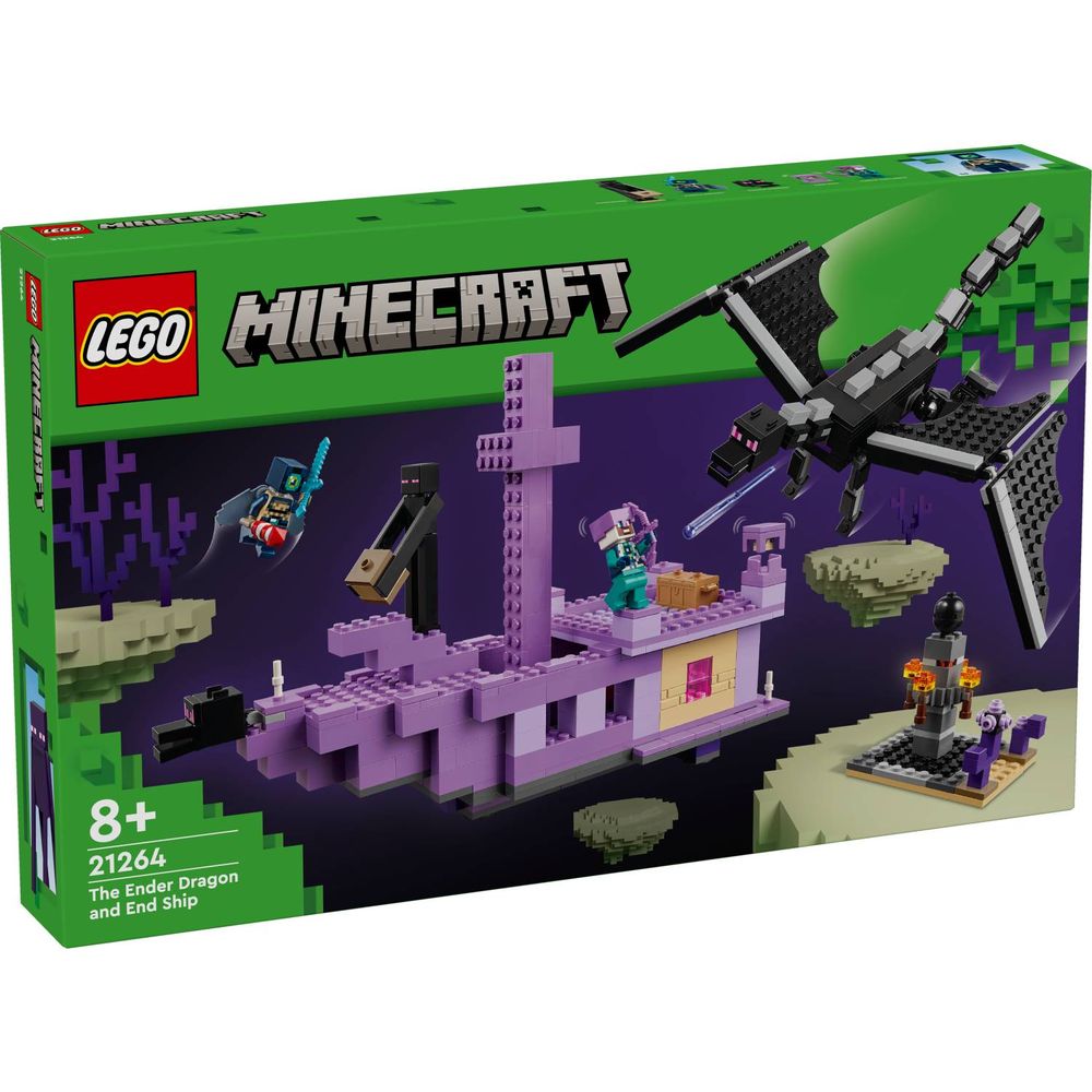 LEGO 21264 Ender Zmaj i End Brod slika 1