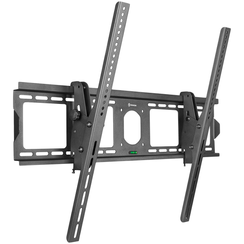 ONKRON Nagibni Zidni Nosač za TV za 55 do 100-inčne Ravne Ploče, Crni slika 1