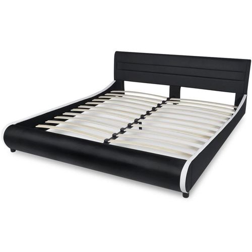 Okvir za krevet od umjetne kože s LED svjetlom crni 180 x 200 cm slika 4