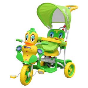 Dječji tricikl 2u1 patka zeleni