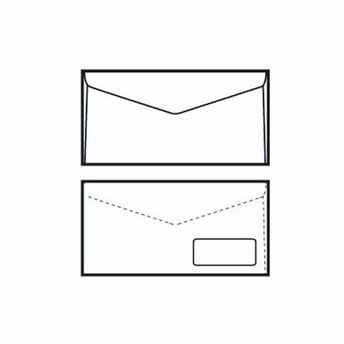 Kuverte 114x229 mm C6/5 PD, za automatsko pakiranje, bijela slika 2