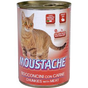 Moustache 415 g Carne (meso) konzerva hrana za mačke