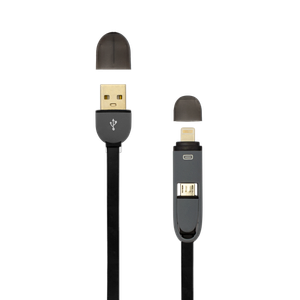 Sbox kabel USB A Muški -> MICRO USB + 8-pin iPh Muški 1 m Crni / RETAIL