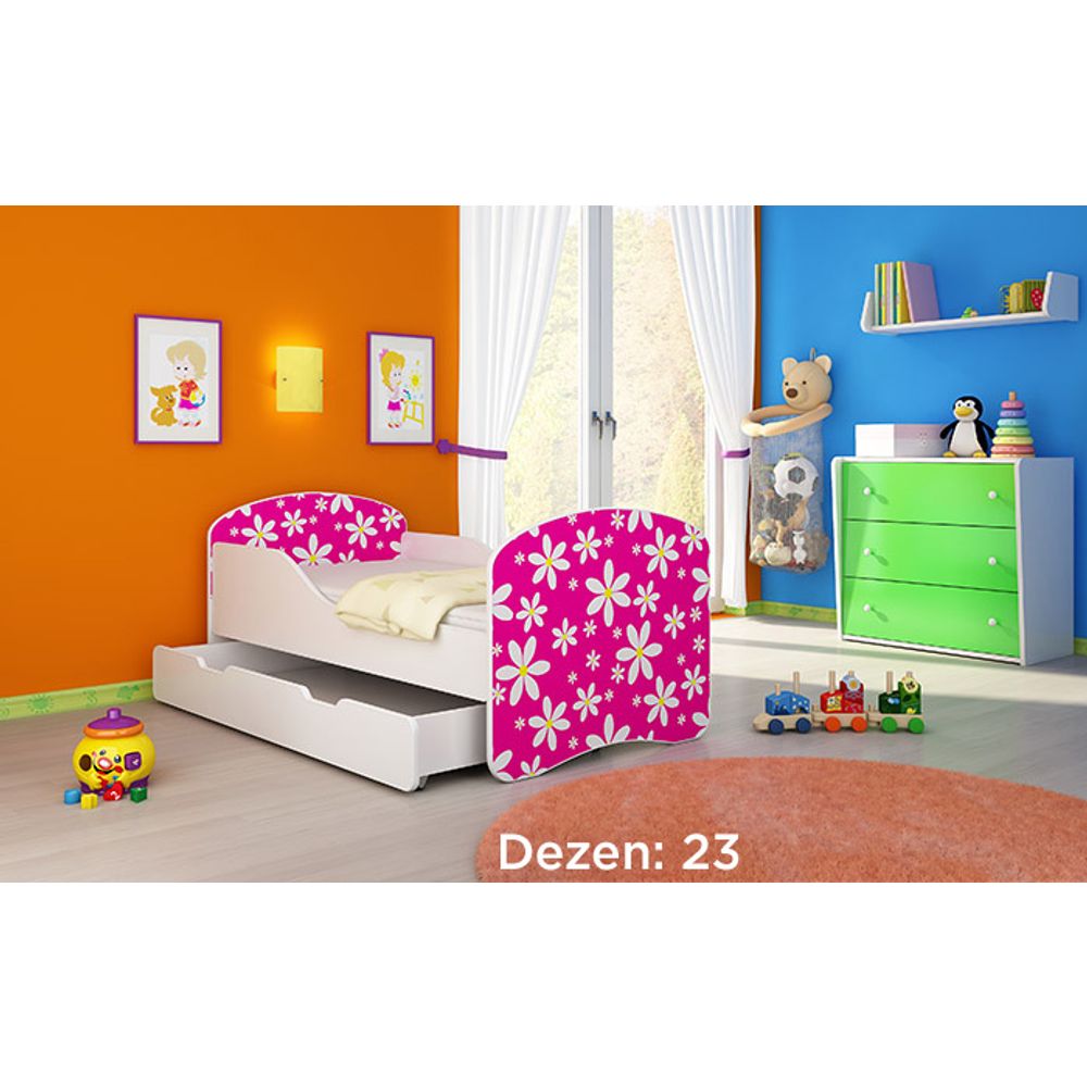 ACMA Dječiji krevet Acma I sa ladicom - 140x70cm - Dezen 23 slika 2