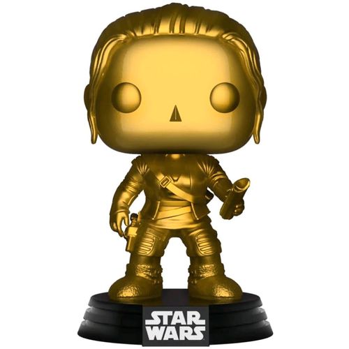 Funko Pop! Bobble-Head: Star Wars Episode 8: Rey (Chrome-Matt Gold) (Excl.) slika 1