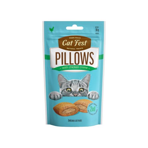 Cat Fest Pillows, poslastica za mačke s piletinom, 30 g slika 1