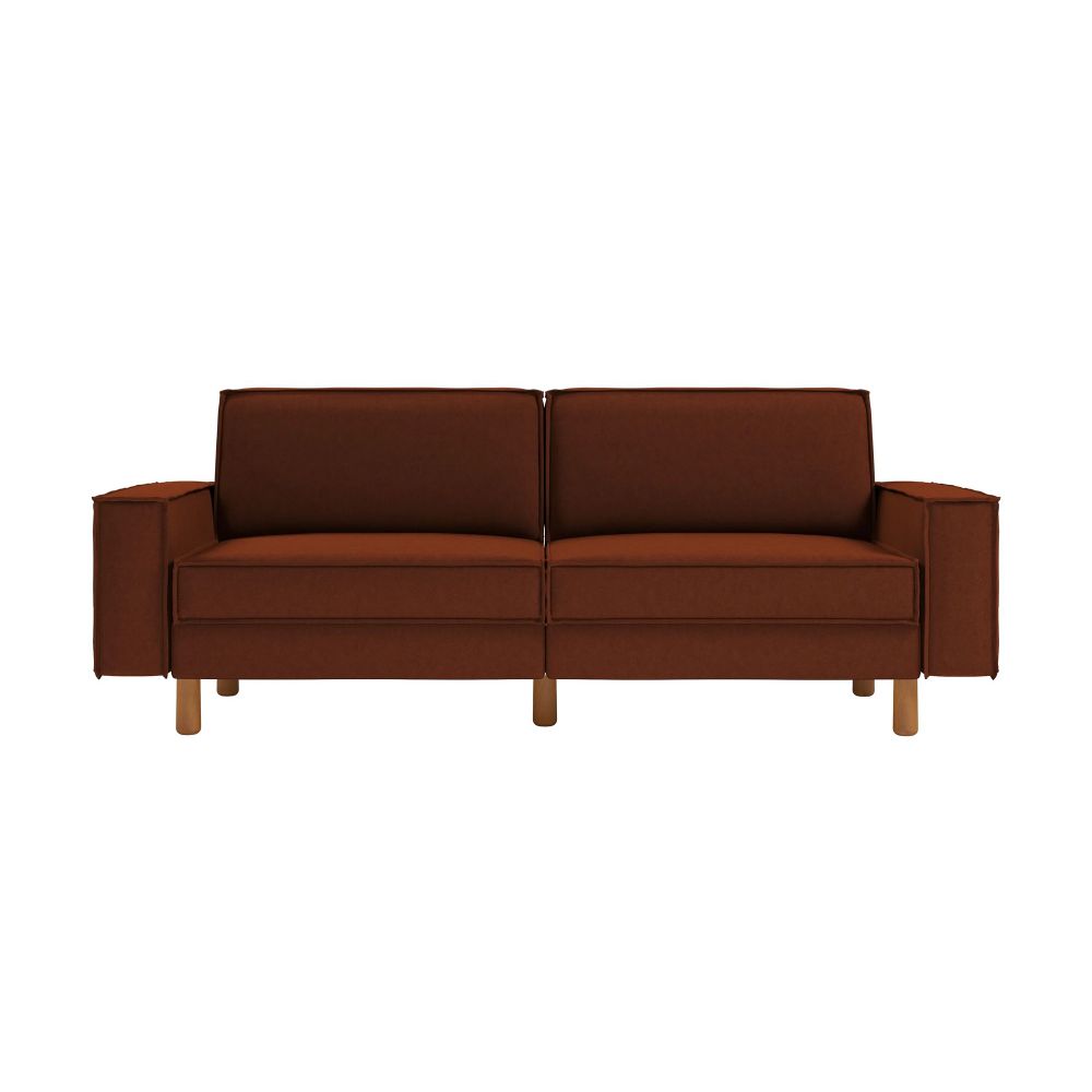 Sofa za 3 Osobe Sparrow 3 - Boje: Crvena Cigla i Orah slika 2