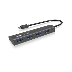 Icybox IB-AC-6405C USB-C hub to 4x USB-A