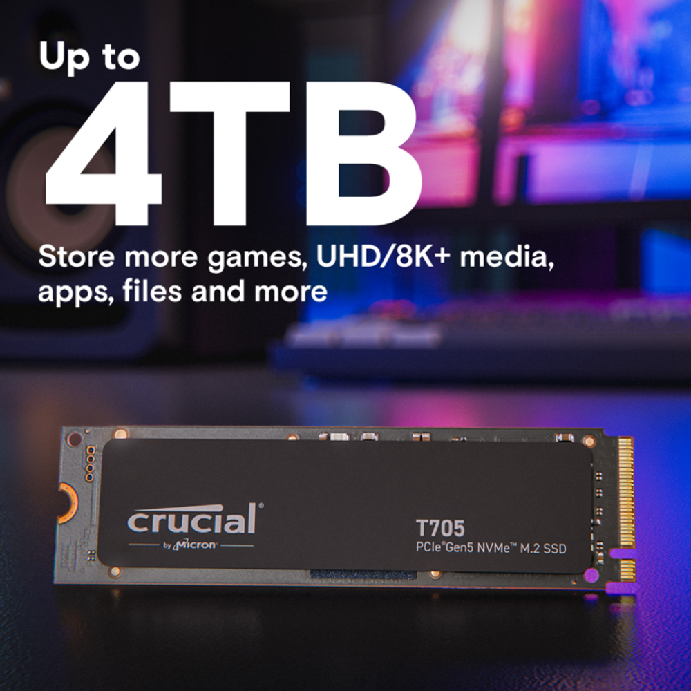 Crucial T500 4TB PCIe Gen4 NVMe M.2 SSD s hladilnikom slika 5